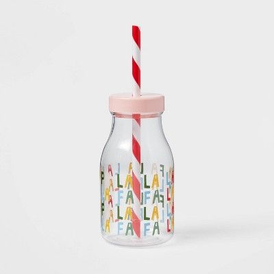 12oz Plastic Milk Jug with Straw - Wondershop™ | Target