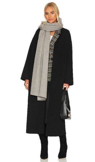 Cashmere Scarf in Grey Heather | Revolve Clothing (Global)