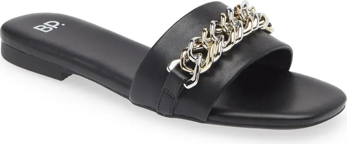 Asher Two-Tone Chain Slide Sandal (Women) | Nordstrom