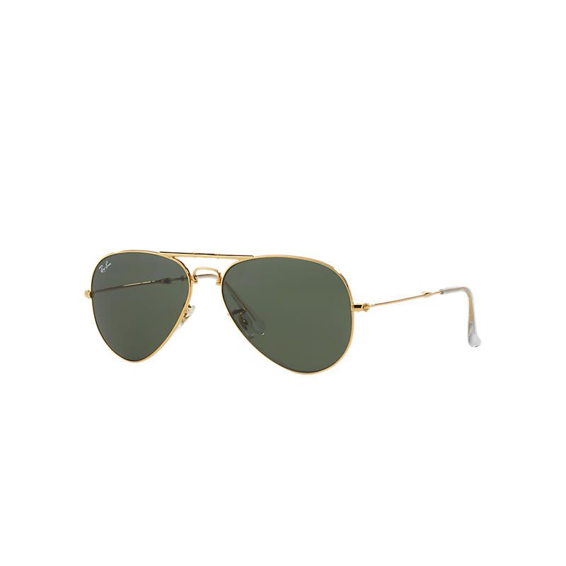 Ray-Ban Men's Aviator Folding Gold Sunglasses, Green Lenses - Rb3479 | Ray-Ban (US)