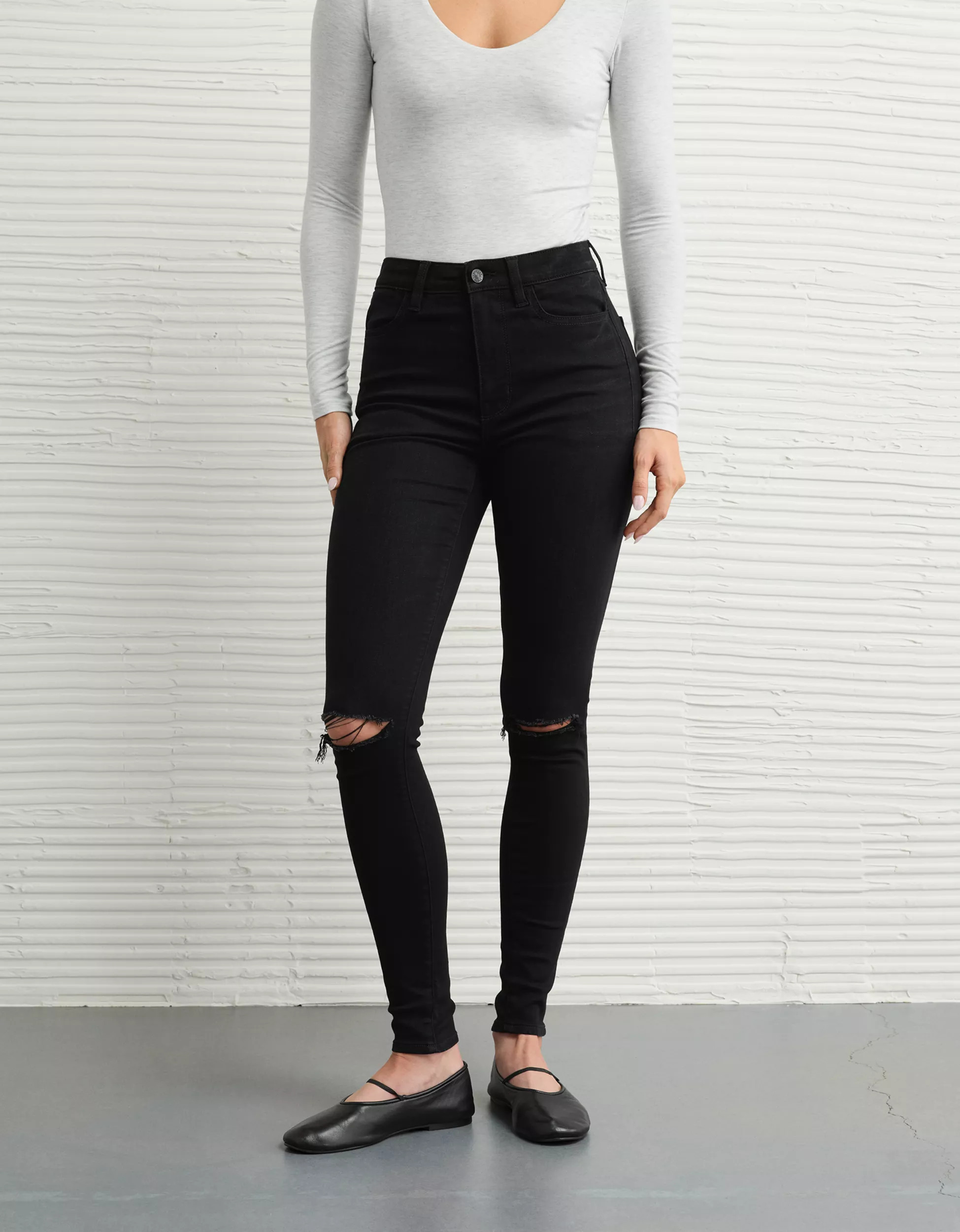 AE Next Level Ripped Super High-Waisted Jegging | American Eagle Outfitters (US & CA)