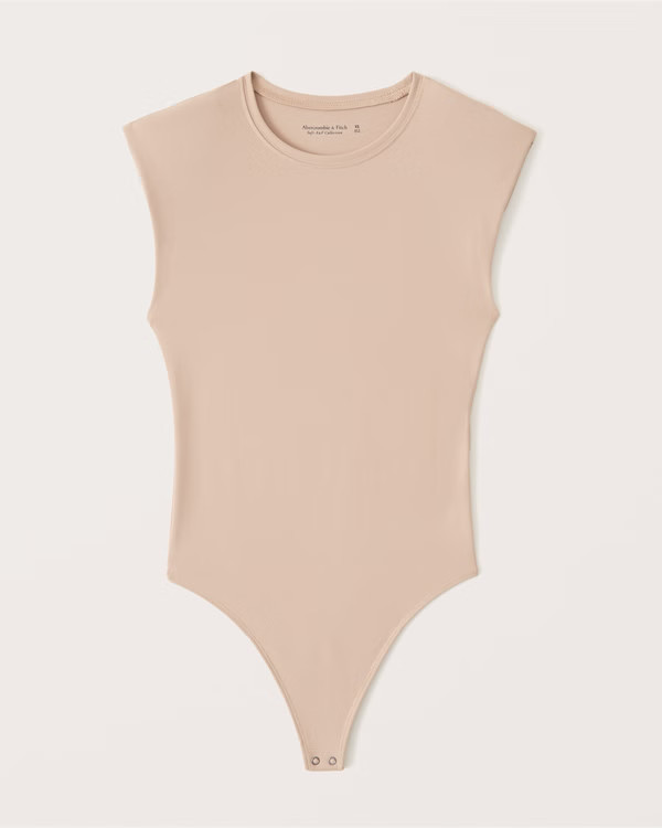 Women's Seamless Cap Sleeve Bodysuit | Women's Tops | Abercrombie.com | Abercrombie & Fitch (US)