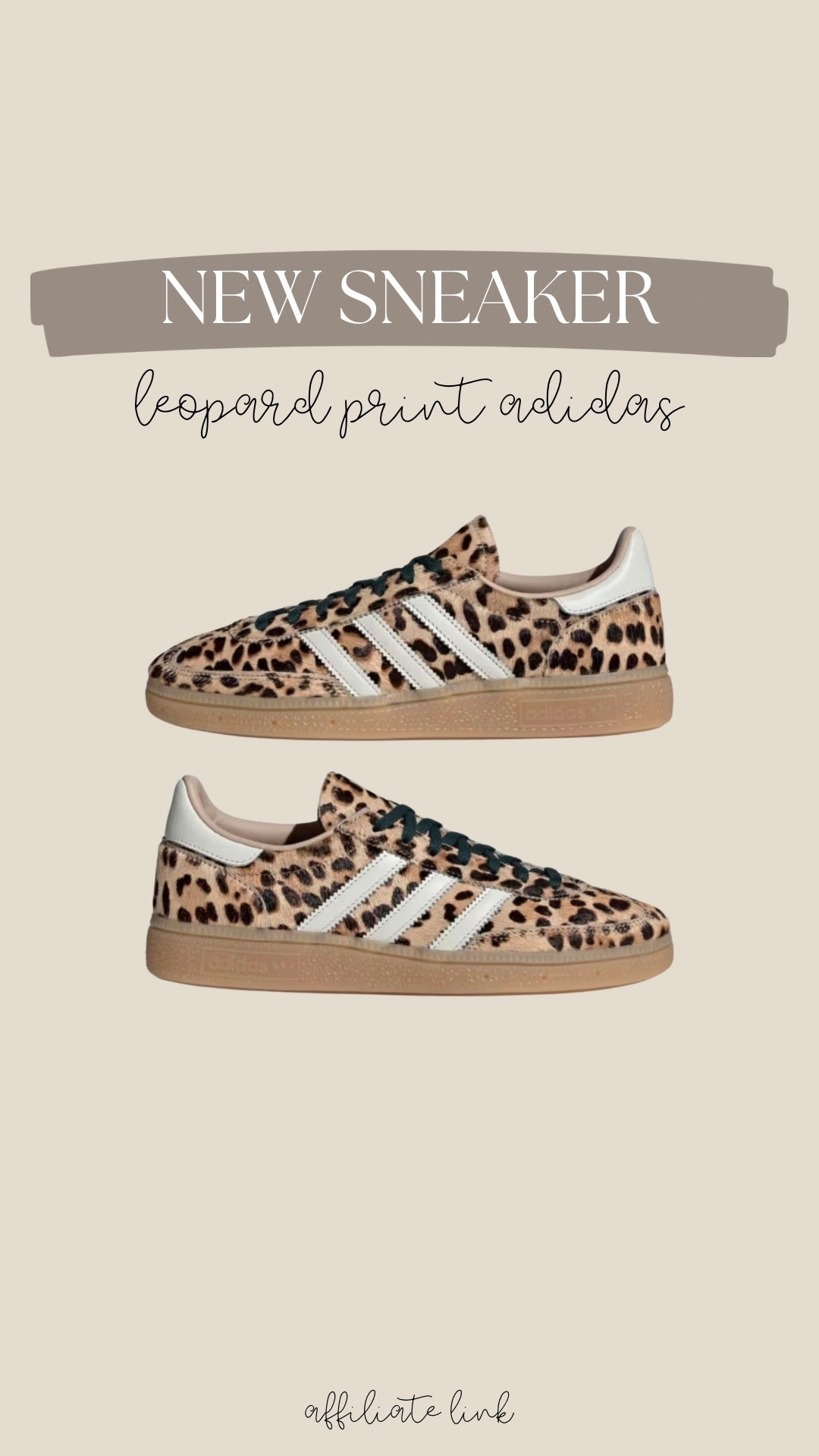 New sneaker alert! 🔔 adidas with leopard print!

Sneaker, shoes 

#LTKSeasonal #LTKdayinmylife #LTKootd