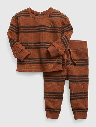 Baby Waffle-Knit Two-Piece Outfit Set | Gap (US)