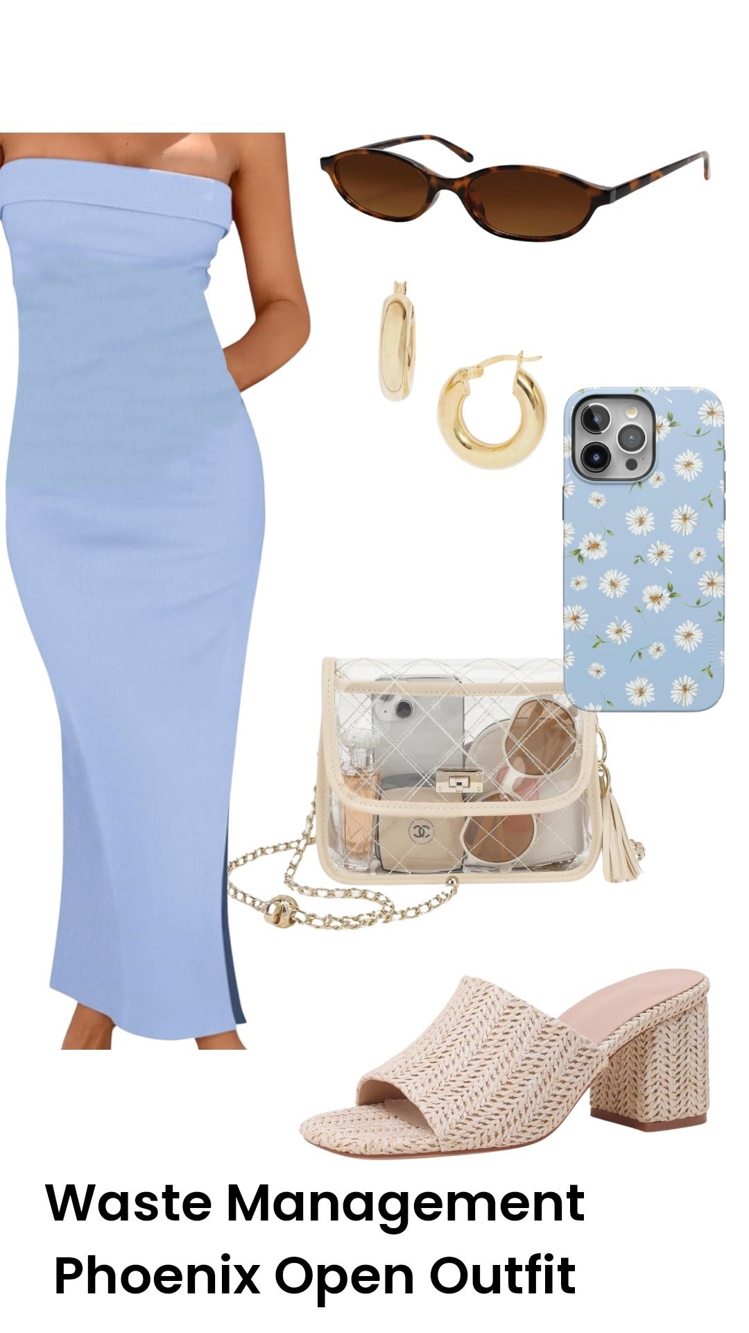 Waste management Phoenix open golf tournament in Scottsdale 
Outfit inspo 