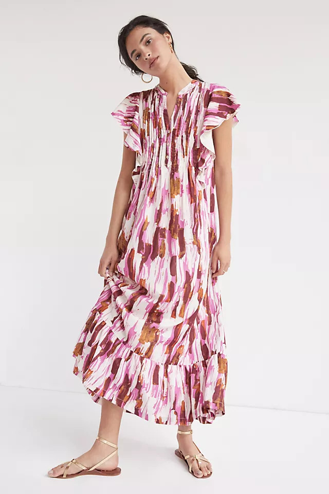 Maeve Cassandra Maxi Dress | Anthropologie (US)