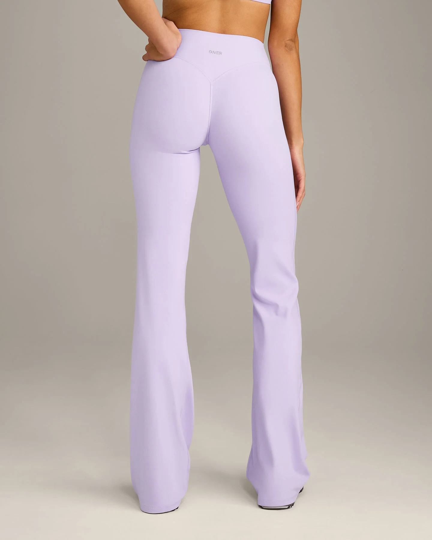 SoftMotion\u2122 Flared Bottoms with Grey Logo 
 Lavender Purple | Oner Active (UK / US)