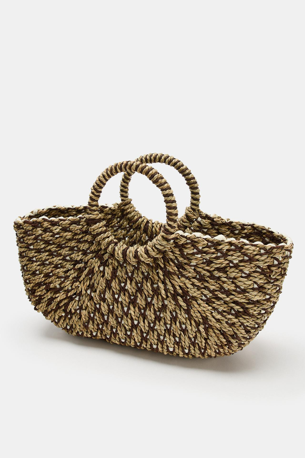 SAC À MAIN TRESSÉ - Bicolore - UNIQUE | Zara FR