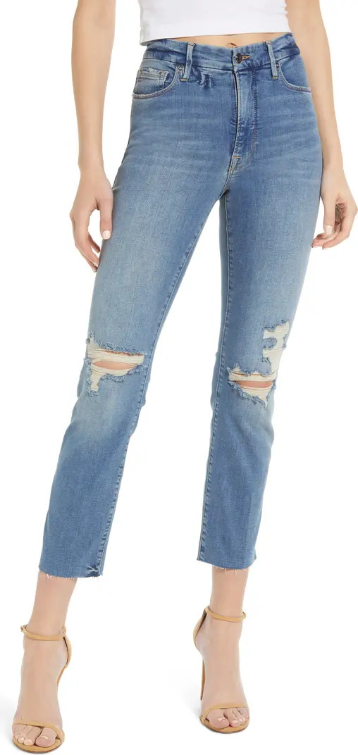 Good Straight High Waist Ankle Jeans | Nordstrom