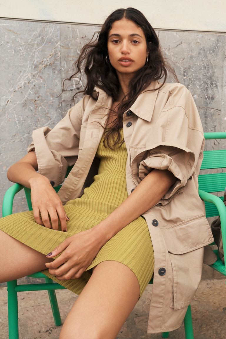 Cotton Twill Utility Jacket | H&M (US + CA)