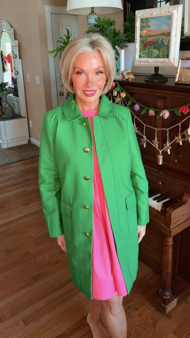This Talbots driving coat had me at hello 💚
Paired it with this darling pink Walmart dress and my little beaded Vera Bradley bag for the sweetest spring combo.

#LTKSeasonal #LTKgrwm #LTKSpringSale