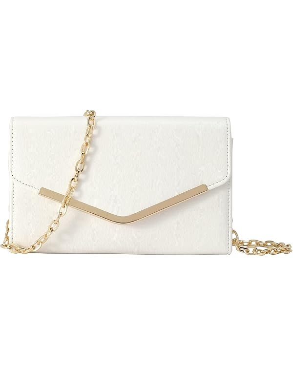 Clutch Purse Evening Bag for Women, Envelope Handbag With Detachable Chain for Wedding and Party | Amazon (US)