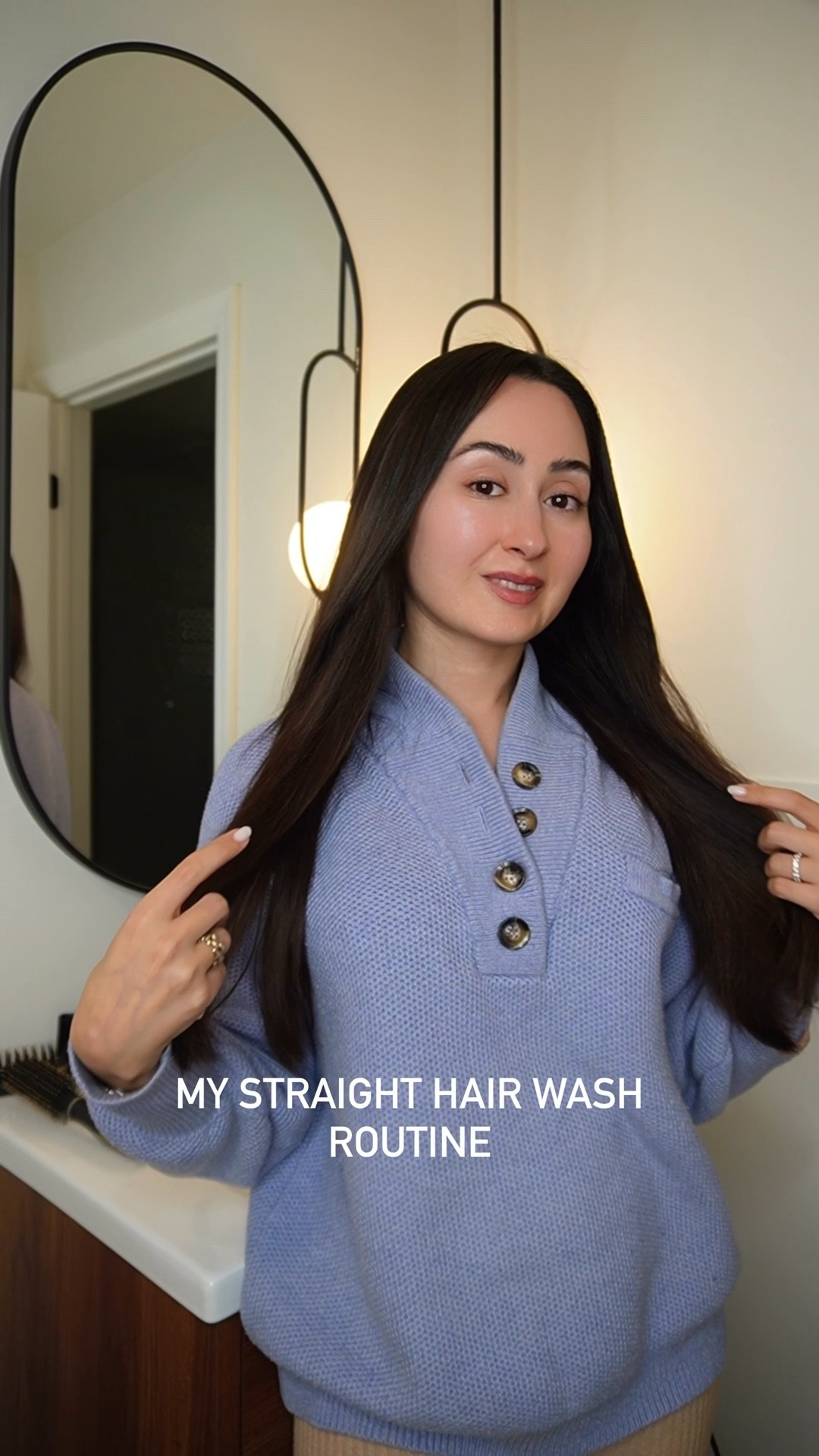 My straight hair wash routine for soft, smooth, and shiny hair ✨ Clean scalp, hydrated ends, and lots of shine.

#LTKmorningroutine #LTKselfcare #LTKBeauty