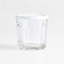 Small 14-Oz. Working Glass with Lid | Crate & Barrel | Crate & Barrel