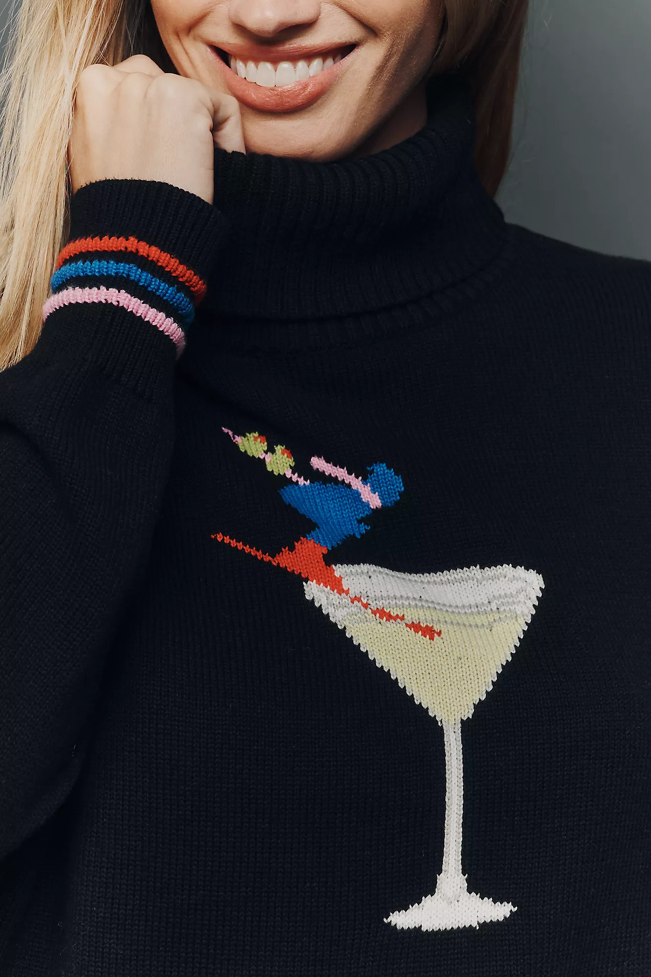 Rachel Antonoff Après Ski Martini Turtleneck Sweater | Anthropologie (US)