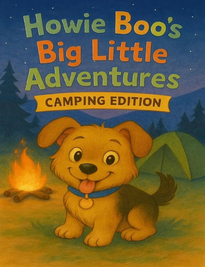 Howie goes camping! 🏕️ 