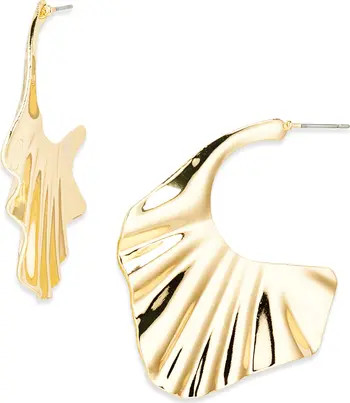 Wavy Hoop Earrings | Nordstrom Rack