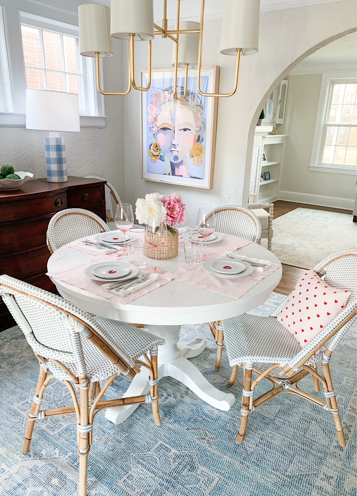 Valentine’s Day table- I love these heart plates!

#LTKHome #LTKSeasonal #LTKParties