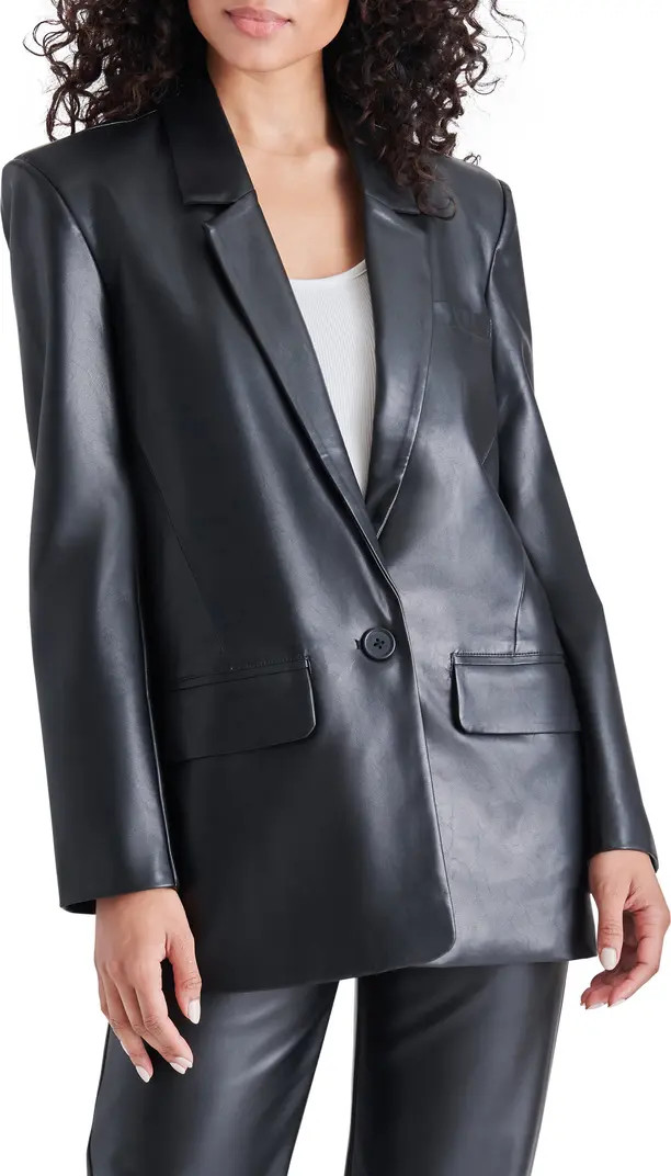 Audrey Faux Leather Blazer | Nordstrom