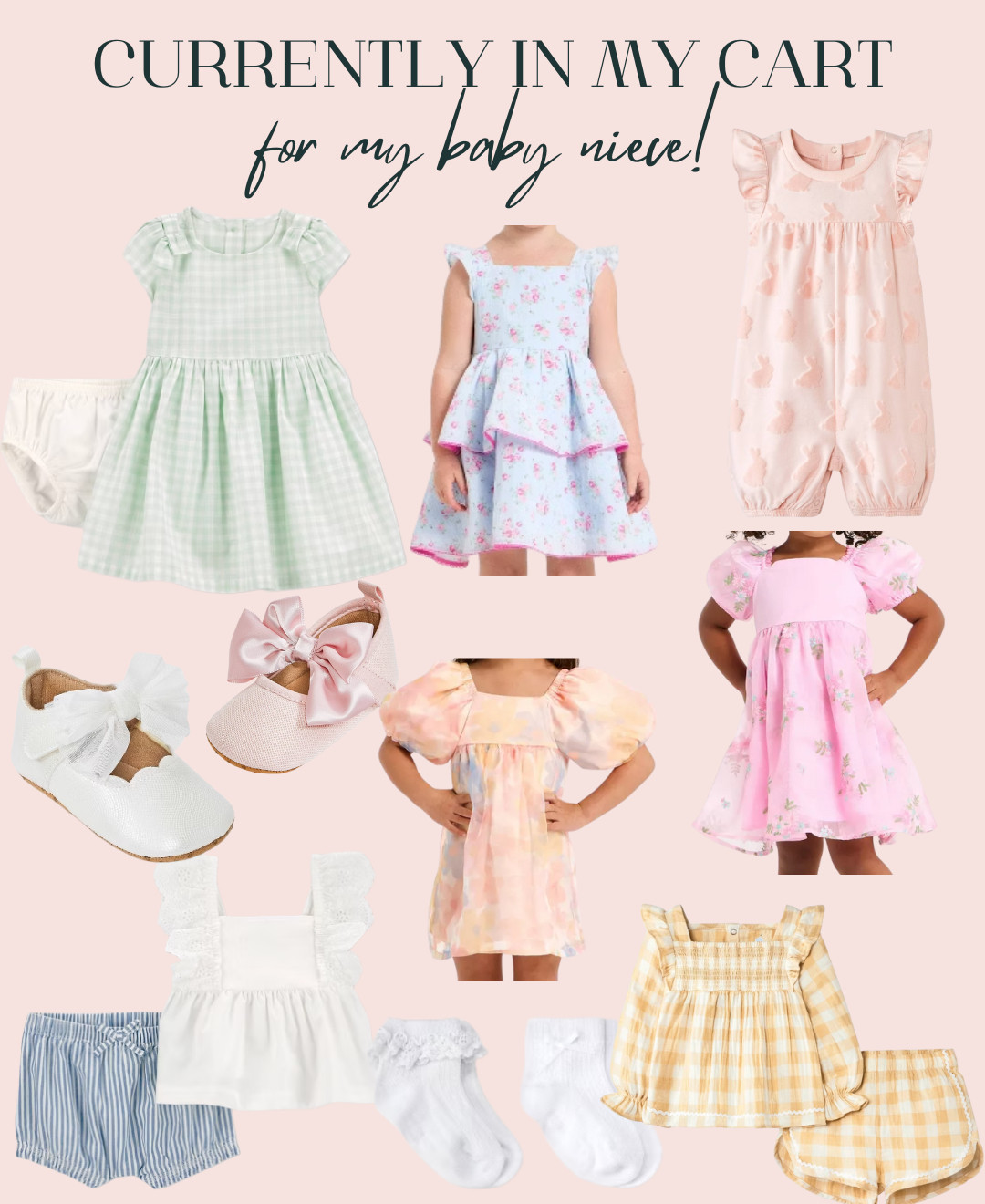 The cutest new baby girl fashion arrivals! Baby and toddler spring dresses, baby gingham outfits, baby spring outfits, baby easter outfits #target
 

 #LTKBaby #LTKBump #LTKKids
