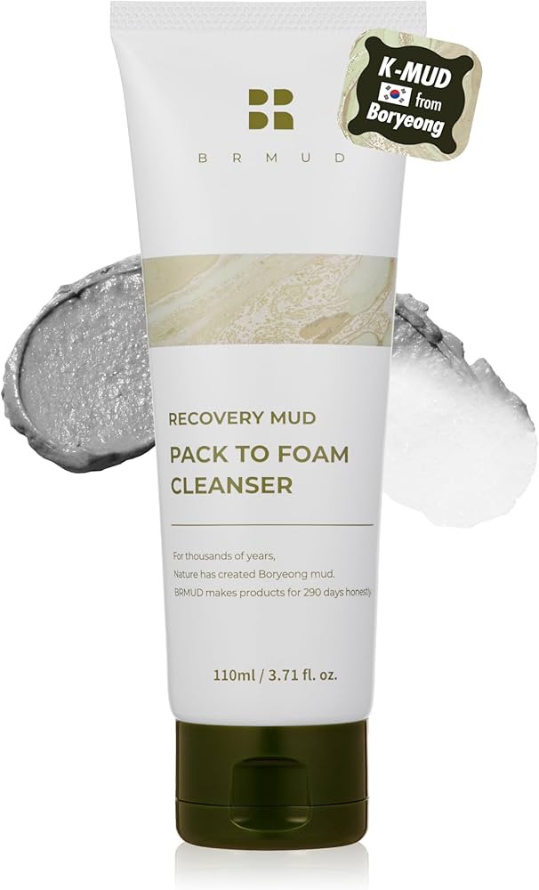 Cardi B Cleanser Recovery Mud Pack to Foam Facial Cleanser | 2-in-1 Hydrating Korean Foaming Clea... | Amazon (US)