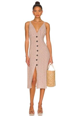 anna nata Monica Dress in Dusty Brown from Revolve.com | Revolve Clothing (Global)