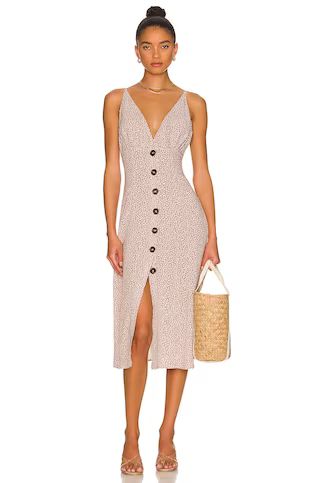 anna nata Monica Dress in Dusty Brown from Revolve.com | Revolve Clothing (Global)