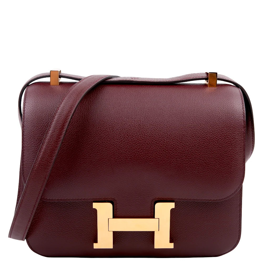 Constance 22 Evercolor 2019 Bordeaux/Gold | Keeks Designer Handbags
