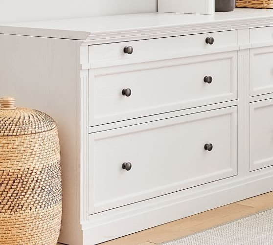 Livingston Double 2-Drawer Lateral File Cabinet | Pottery Barn (US)