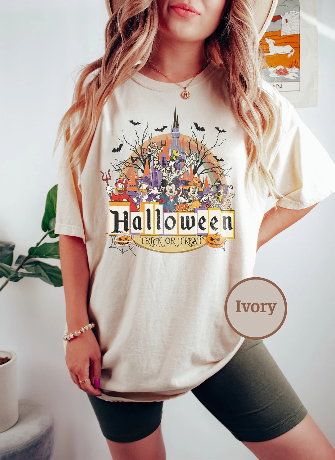 Halloween Trick or Treat Shirt Retro Vintage Halloween Shirt - Etsy | Etsy (US)