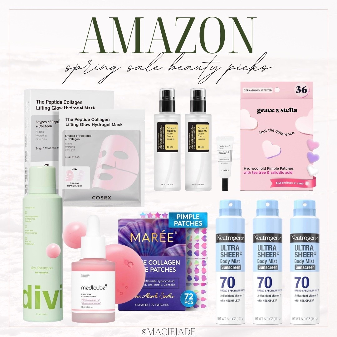 Amazon big spring sale beauty picks ✨ Amazon sale, Amazon deals, Amazon beauty deals

#LTKSaleAlert #LTKBeauty #LTKselfcare