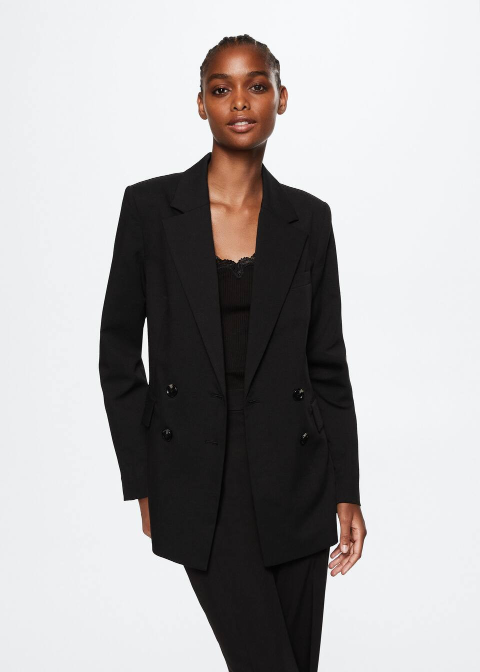 Double-breasted blazer | MANGO (US)