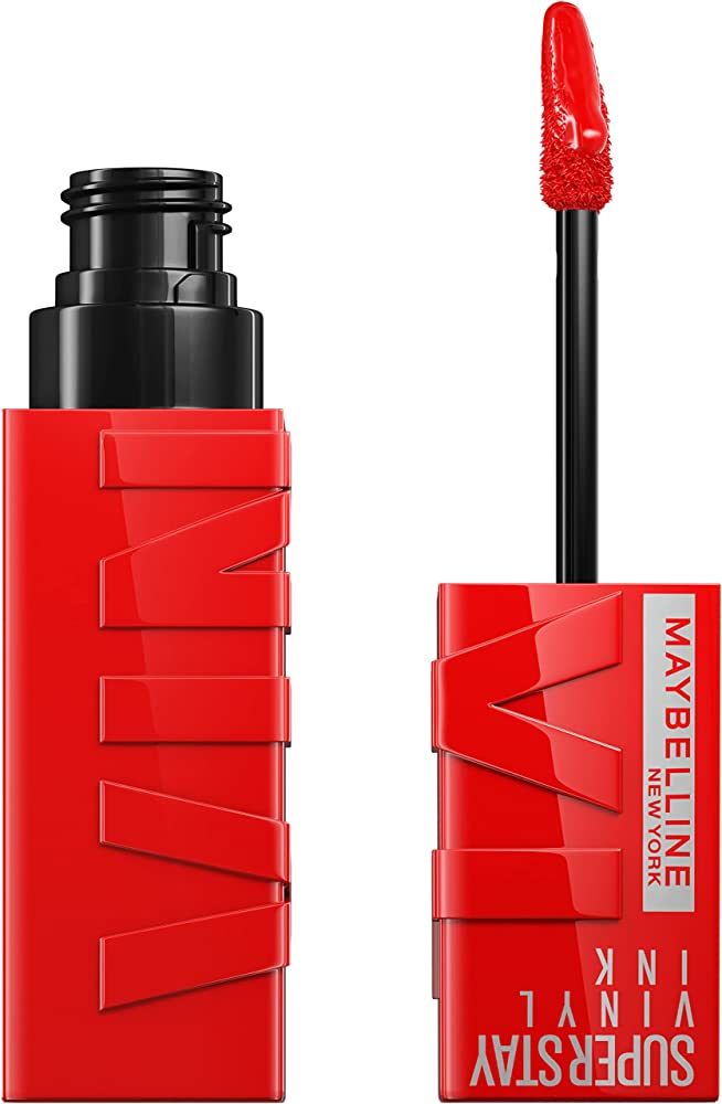 Maybelline Super Stay Vinyl Ink Longwear No-Budge Liquid Lipcolor, Highly Pigmented Color and Instan | Amazon (US)