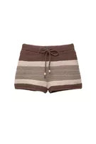 Striped crochet shorts | PULL and BEAR UK