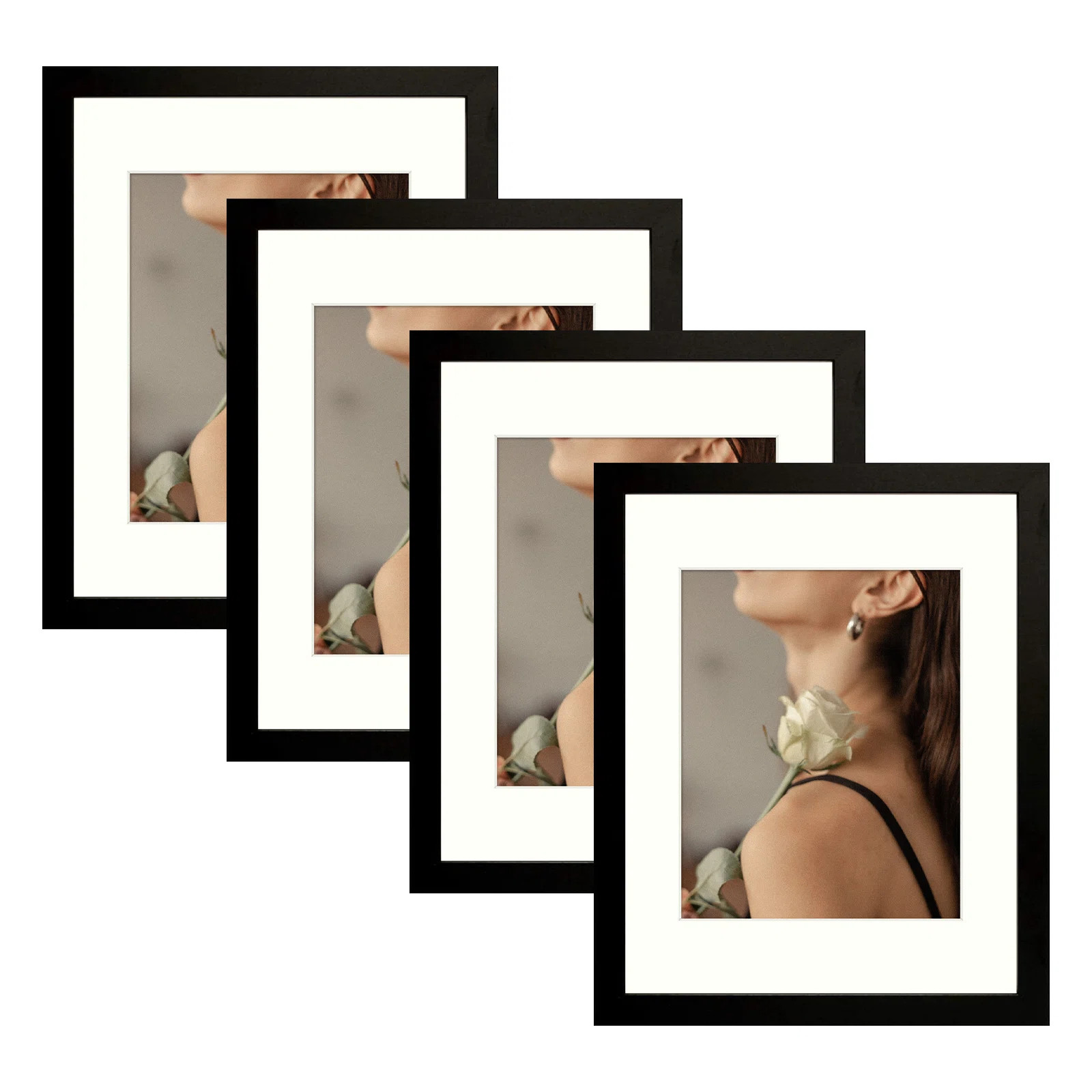 Dreketi Matte Gallery Wall Hanging Picture Frames (Set of 4) | Wayfair North America