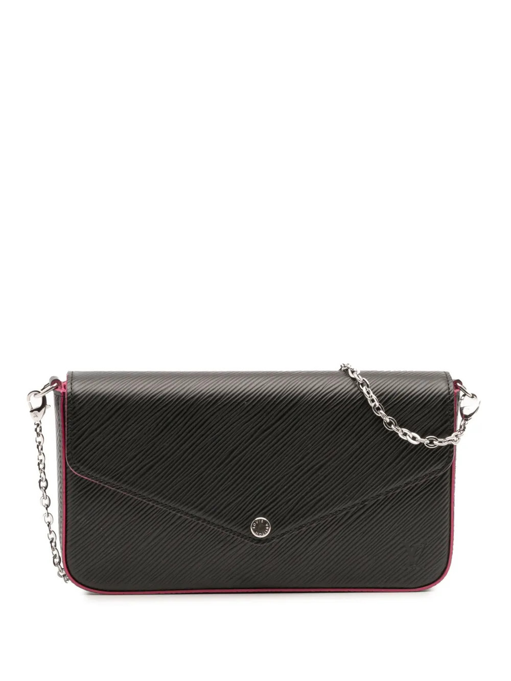 Louis Vuitton Pre-Owned 2018 Epi Pochette Felicie crossbody bag - Black | Farfetch Global