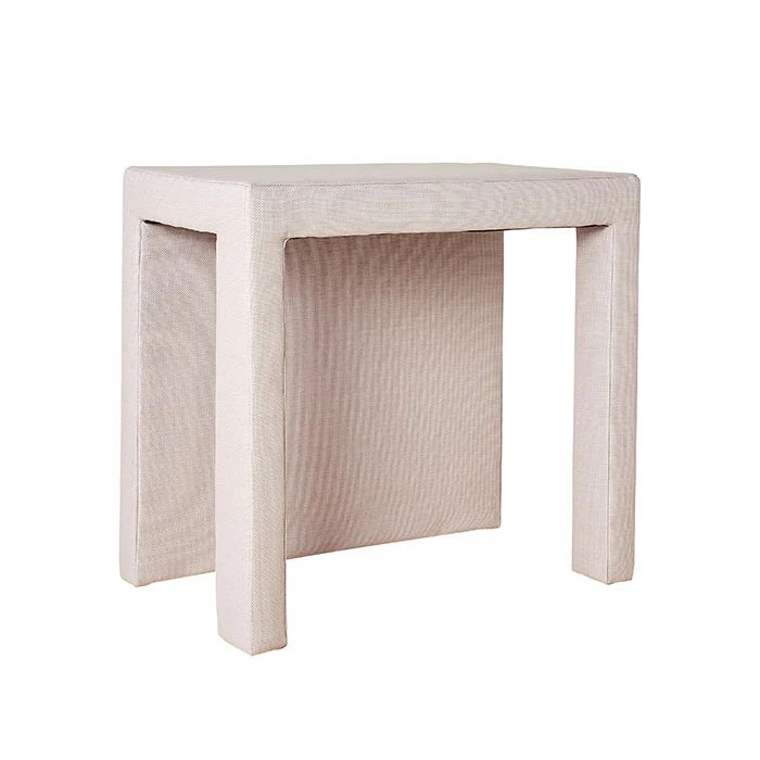 Juliet Upholstered Side Table | Caitlin Wilson Design