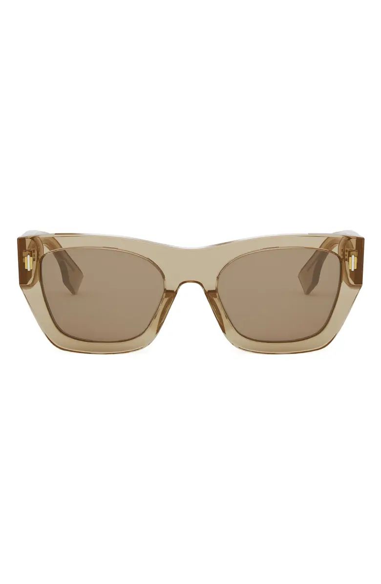 Fendi Roma Rectangular Sunglasses | Nordstrom | Nordstrom