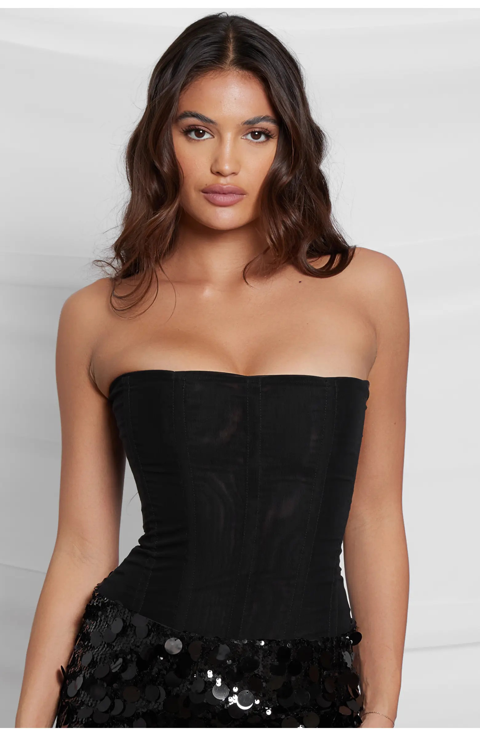 Muse Mesh Corset Top | Nordstrom