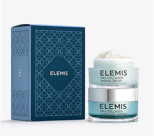 ELEMIS Pro-Collagen 20thAnniversary Marine Cream & OvernightMatrix - QVC.com | QVC