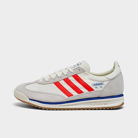 adidas Men's Originals SL 72 RS Casual Shoes in Off White/Solar Red/Alumina Size: 10.5 | Finish Line (US)
