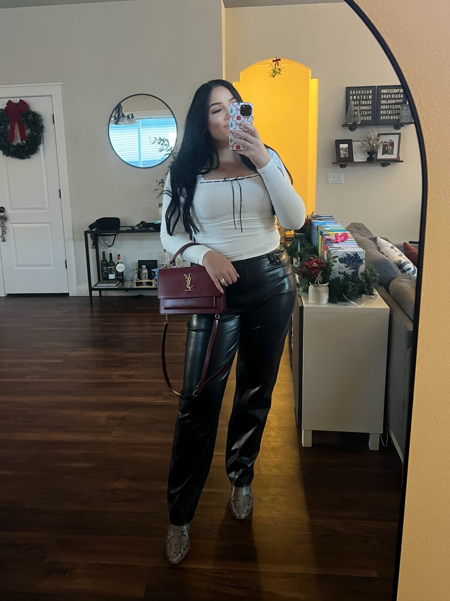 the cutest subtle festive top 🎀

I took a Large & it runs small! I would definitely size up one!

#LTKHoliday #LTKStyleTip #LTKSeasonal