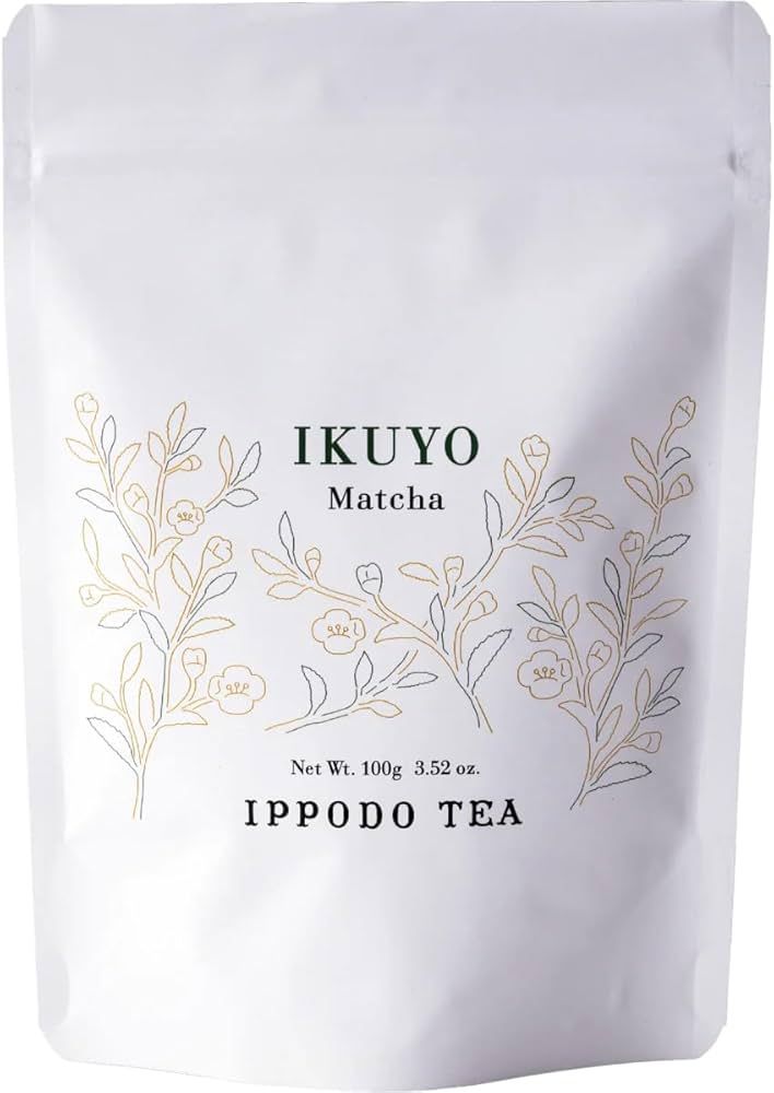 Ippodo Tea - Ikuyo Matcha (100g) - For Lattes and Usucha - Medium & Snappy - Kyoto Since 1717 | Amazon (US)