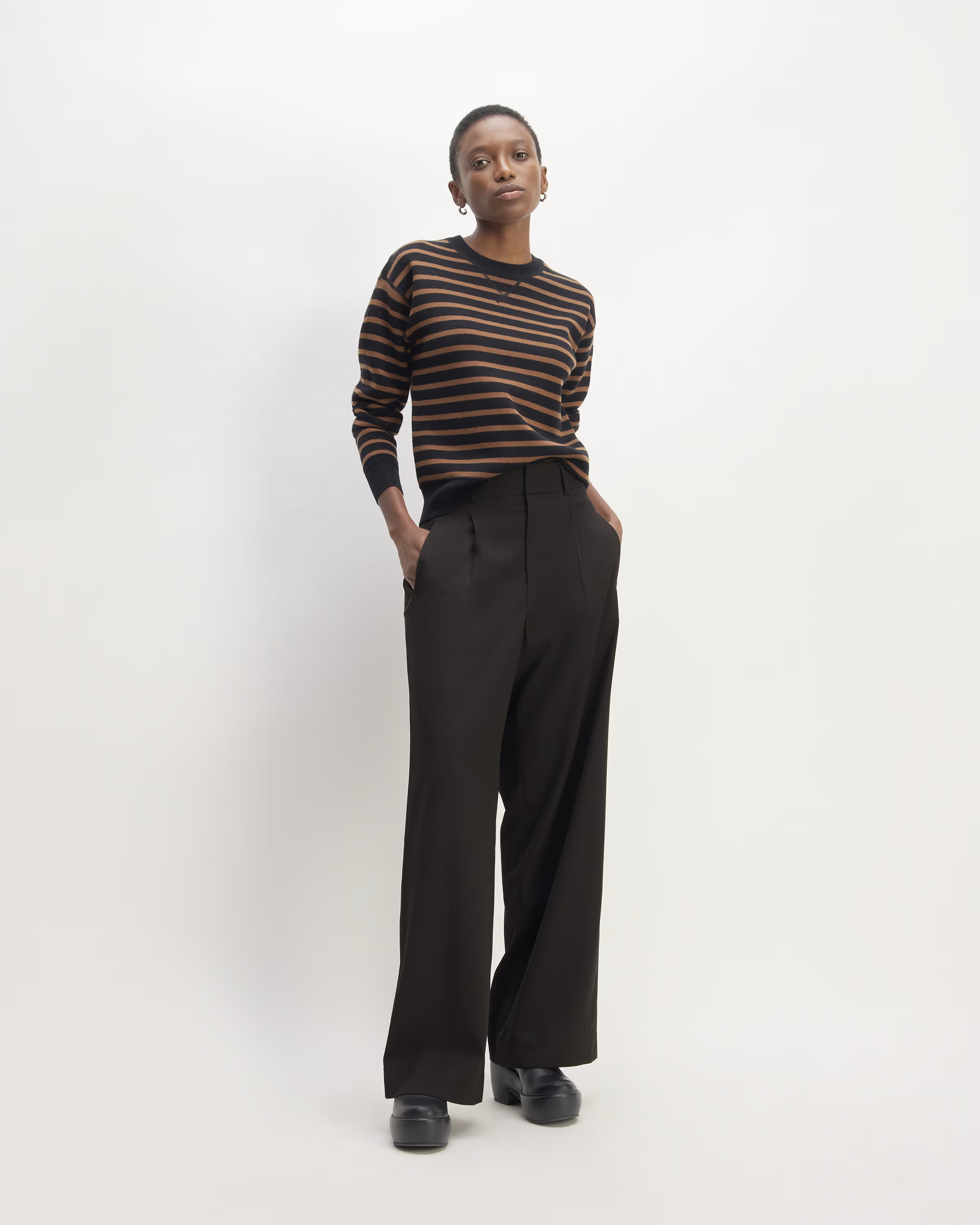 The Italian Wool Way-High® Drape Pant | Everlane