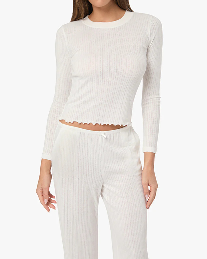 Long Sleeve Crewneck Top | We Wore What
