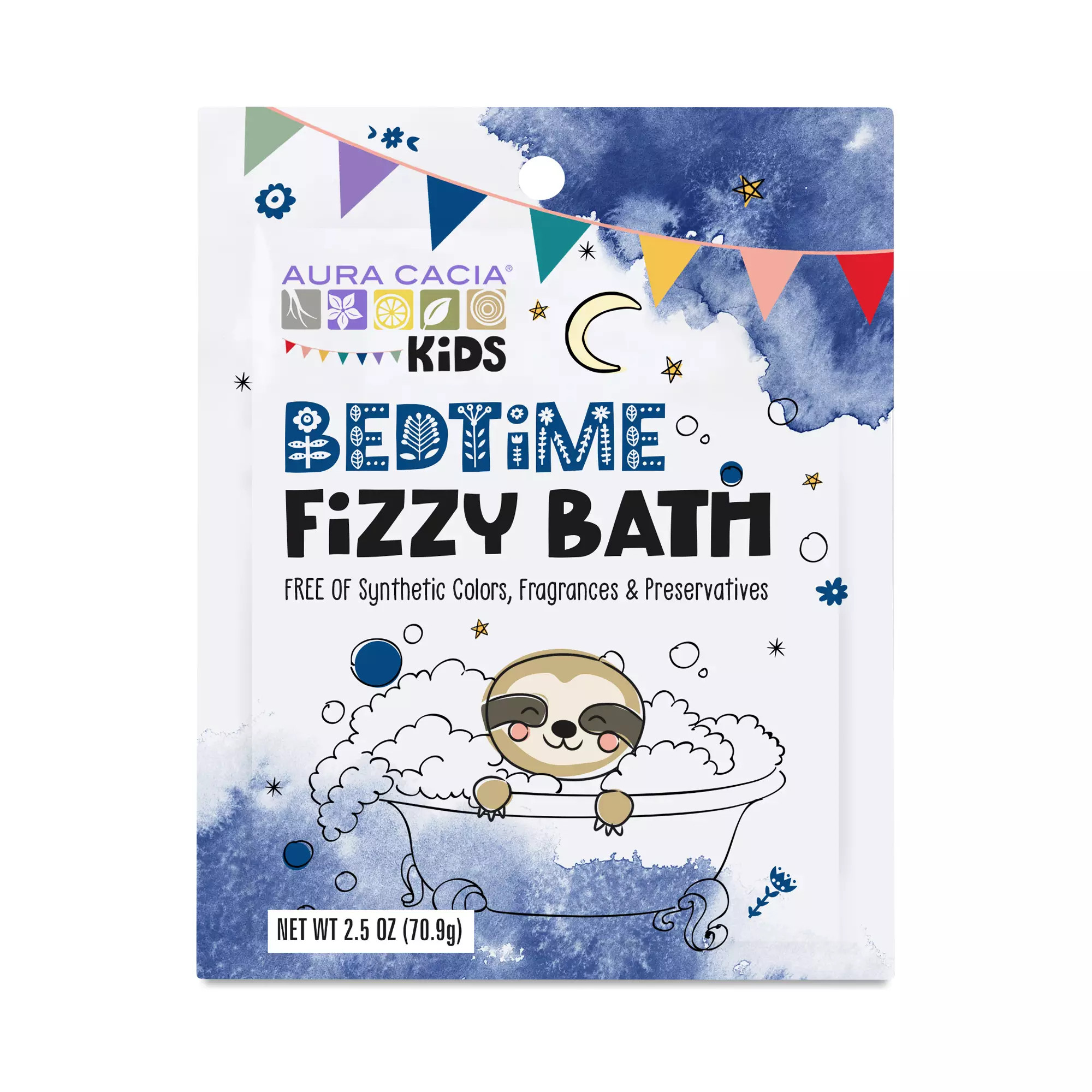 Aura Cacia, Kids Bedtime Fizzy Bath | Thrive Market