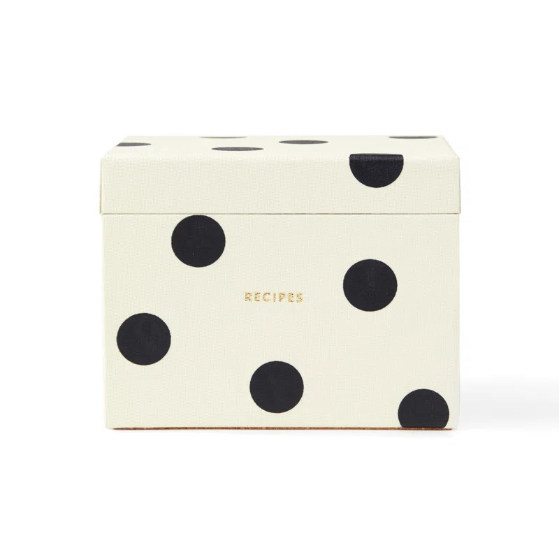 Deco Dot Recipe Box | Wayfair North America