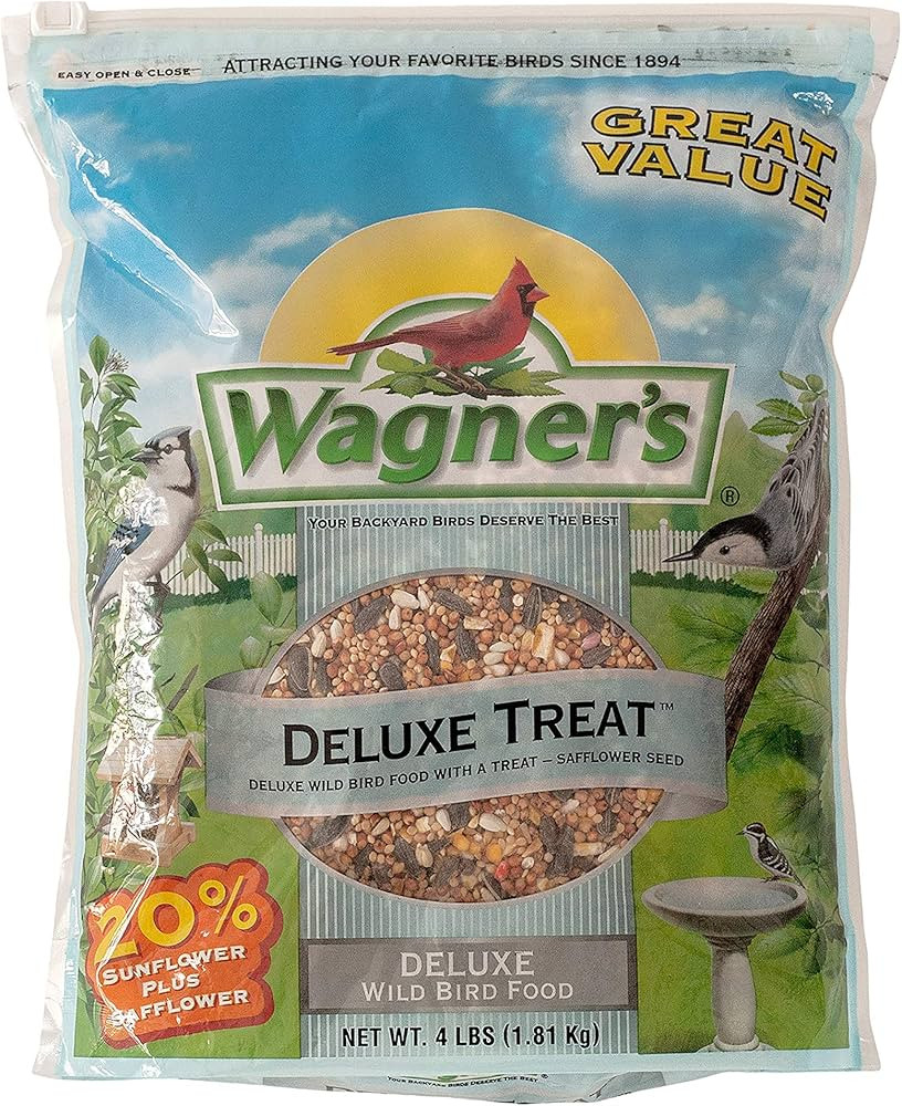 Wagner's 62067 Deluxe Treat Blend Wild Bird Food, 4-Pound Bag | Amazon (US)
