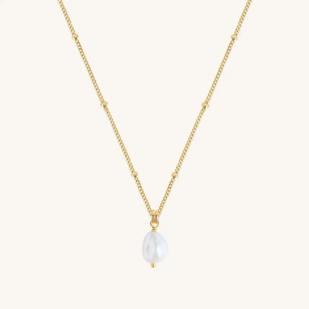 Keshi Pearl Necklace - Stone of Potential | Francesca Jewellery
