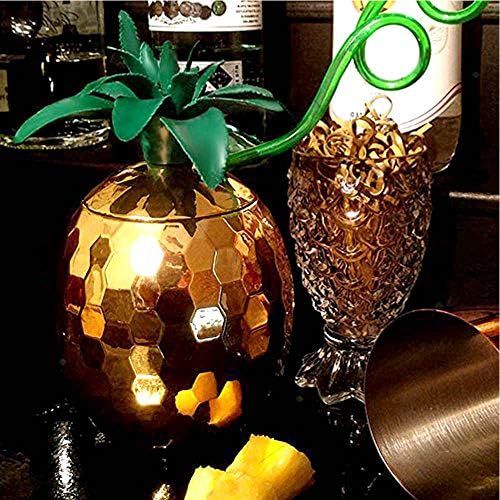 BARCONIC Gold Pineapple Disco Novelty Cup - 28 Ounce | Amazon (US)